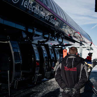 Les coulisses de Val d'Isère - Machinerie du TC10 Solaise