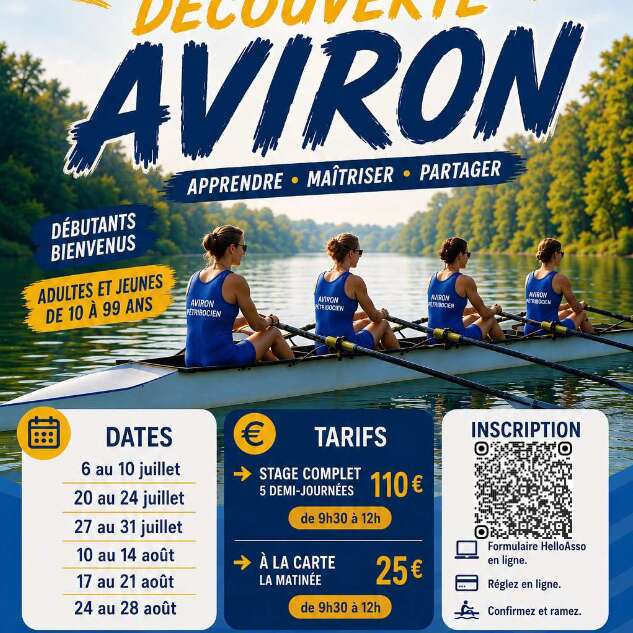 Stages découverte Aviron