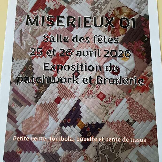 Exposition de patchwork et broderies