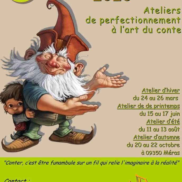 Atelier nomade : perfectionnement à l'art du conte