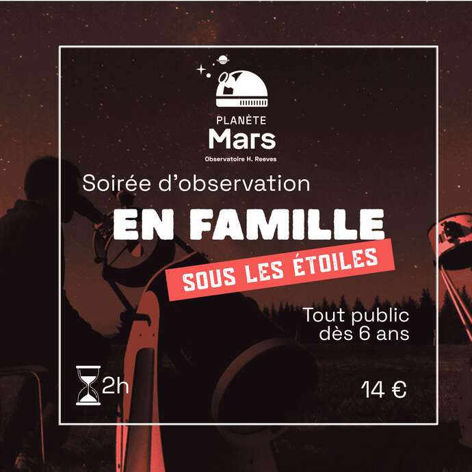 En famille sous les étoiles - Soirée découverte astronomique
