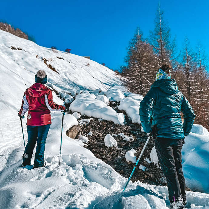 Premier pas dans la neige !