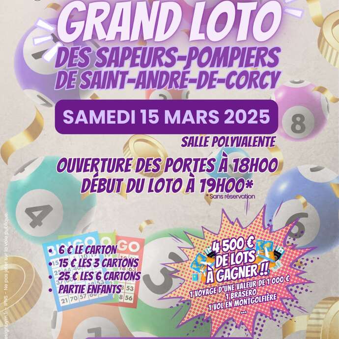 Loto des Sapeurs Pompiers