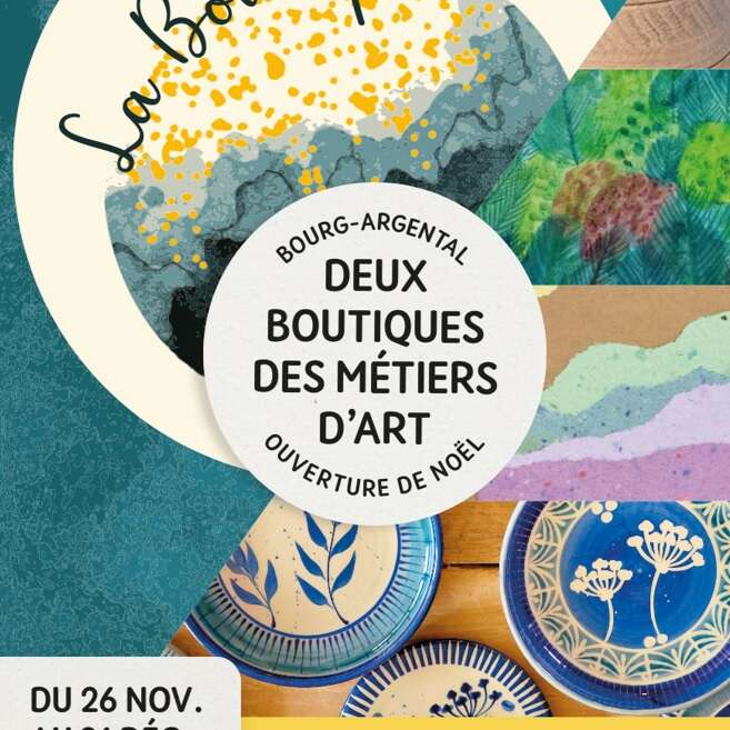 Exposition-vente aux boutiques "L'Ephémère"
