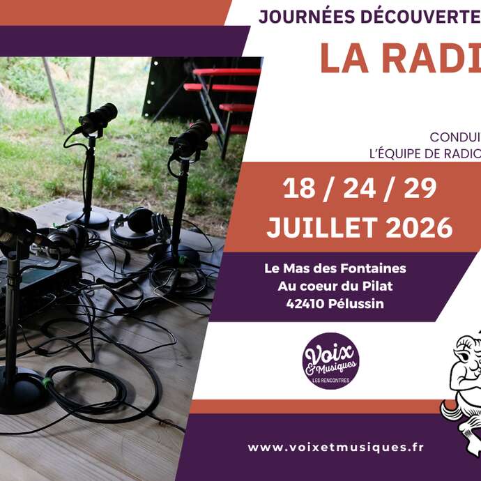 Journées découverte de la radio - Rencontres Voix & Musiques 2026