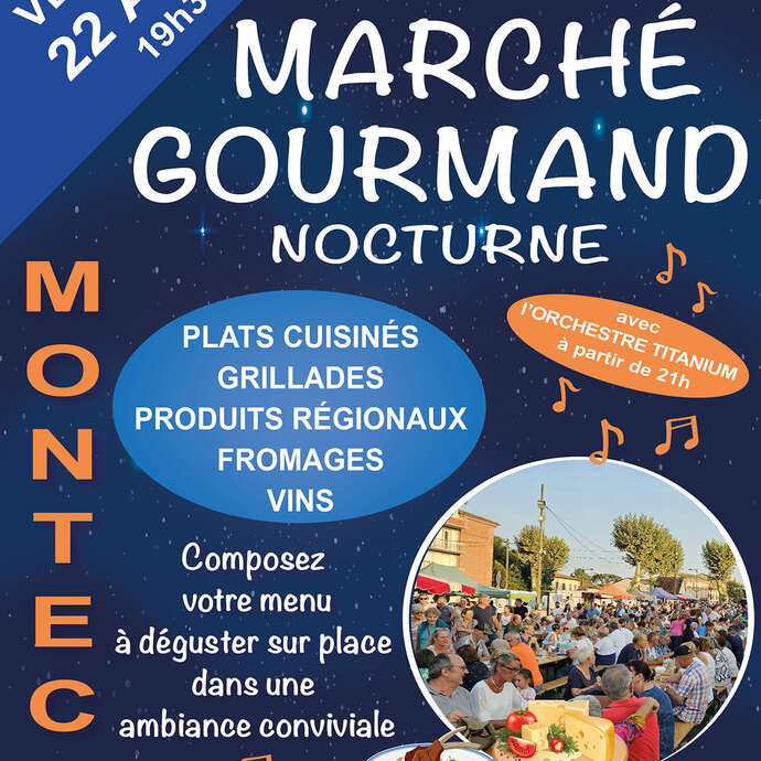Marché gourmand nocturne