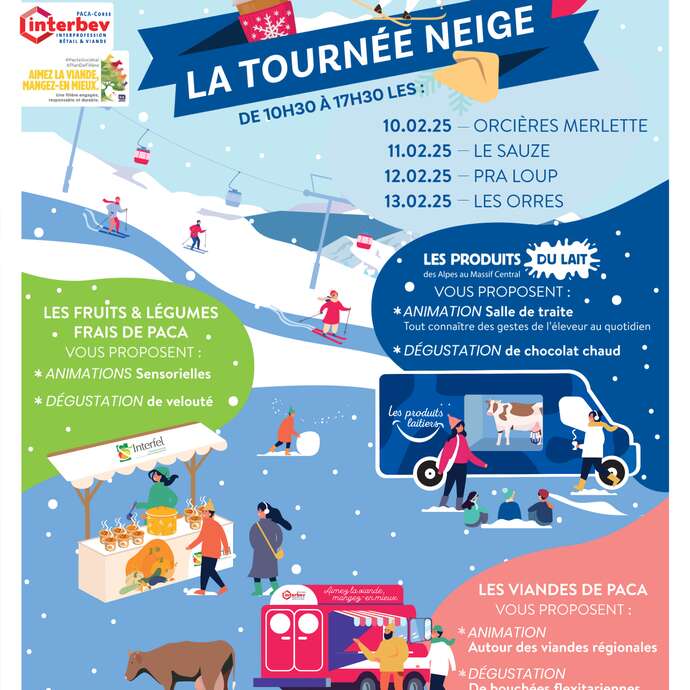 La tournée neige à Orcières !
