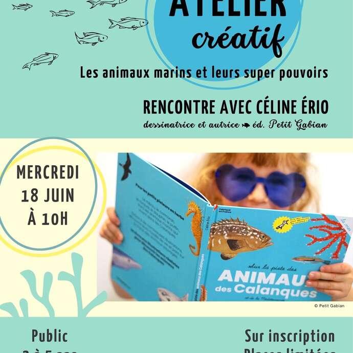 Atelier créatif avec une auteure-dessinatrice