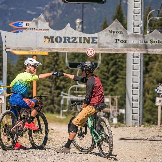 " Morzine mountain bike school " by alpes attitude