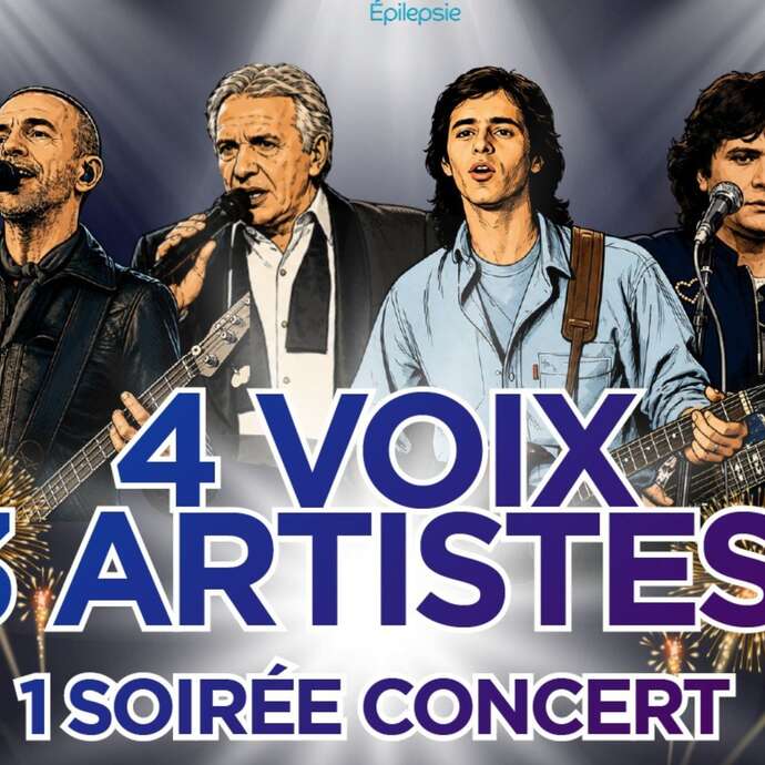4 voix 3 artistes 1 soirée concert