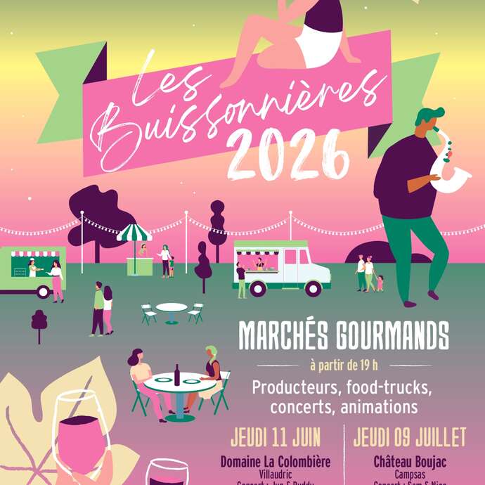 Les Buissonnières : marché gourmand