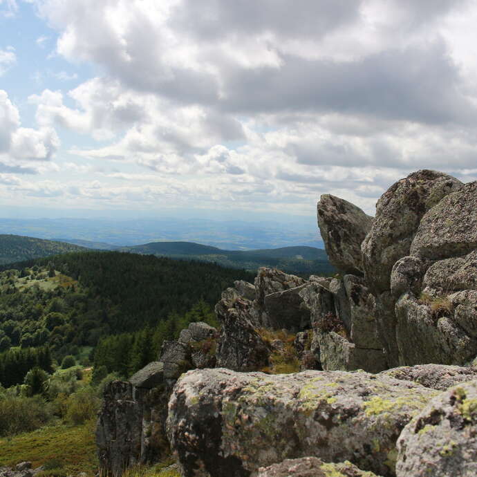 Initiation enduro du Pic Pelé - 56 itinéraires VTT Loire
