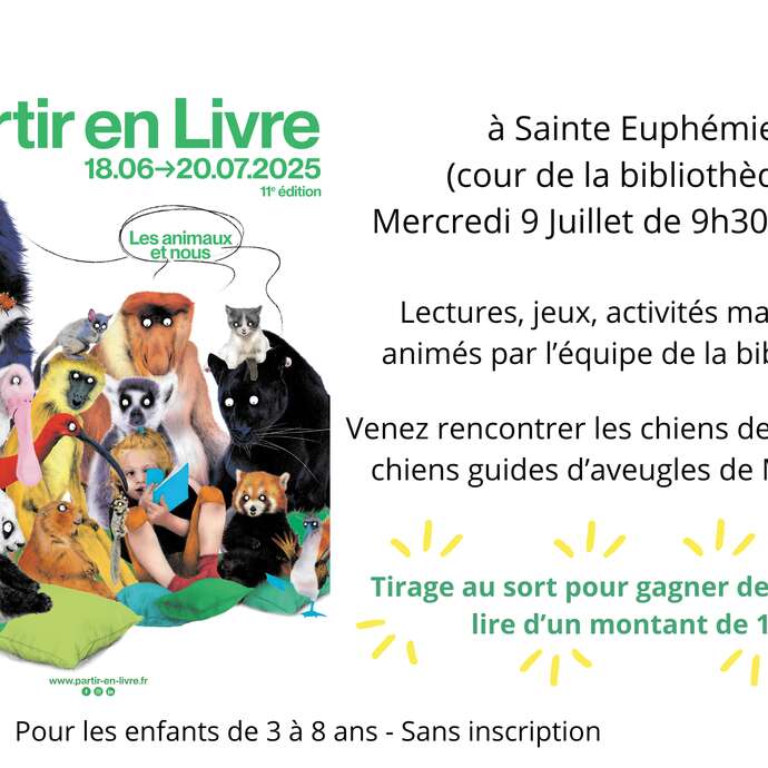 Partir en Livres - Les animaux et nous