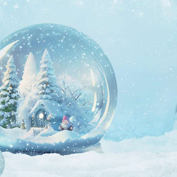 Exposition de boules à neige