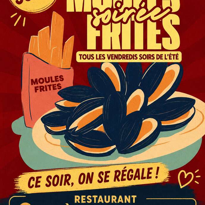 Soirée Moules-Frites à l'O² Area