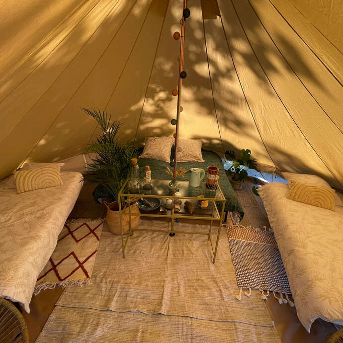 Tente tipi nomade "Quercus"