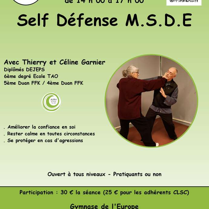 Stage de self défense - M.S.D.E
