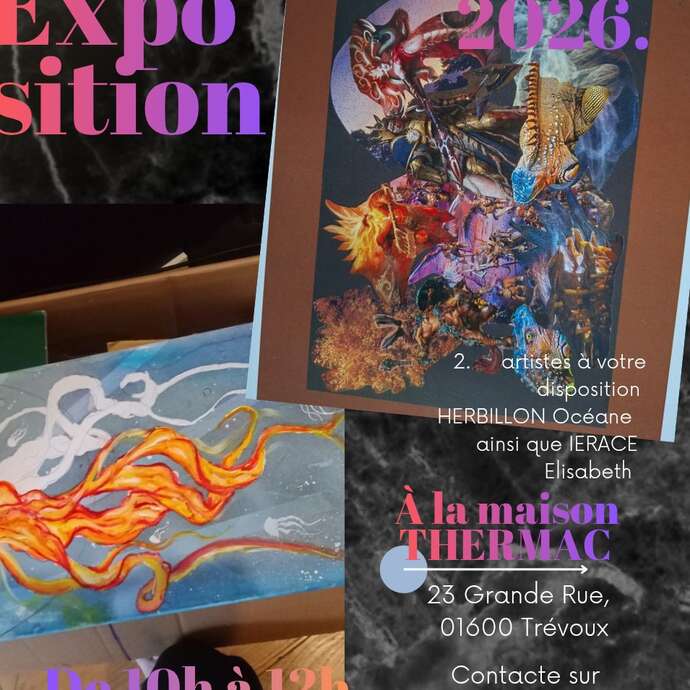 EXPOSITION MAISON THERMAC : Océane et Elisabeth