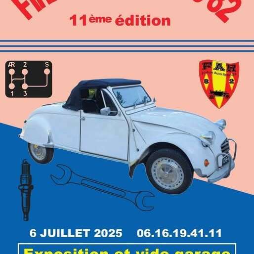 Exposition et vide garage