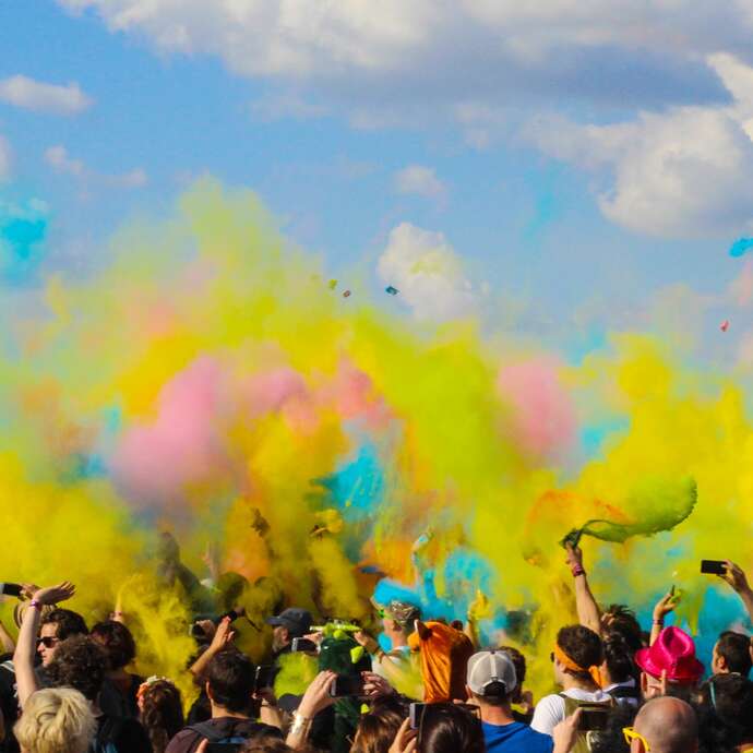 Course en couleur