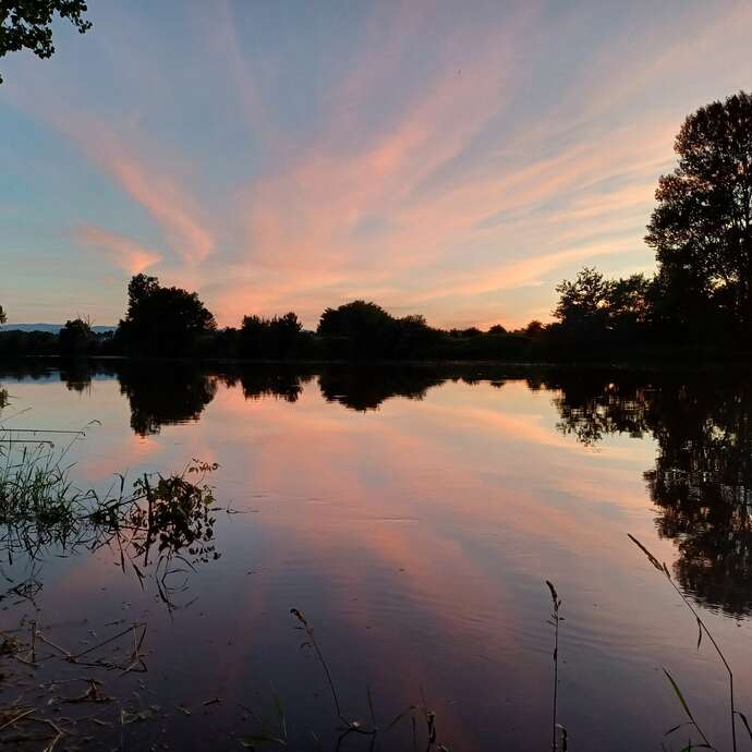 Balade crépusculaire en bord de Loire