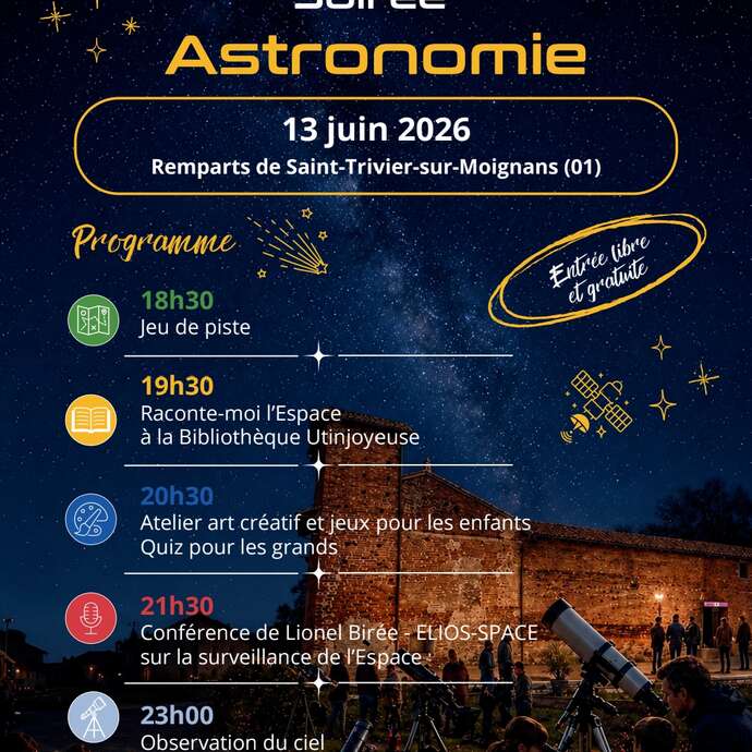 Soirée astronomie