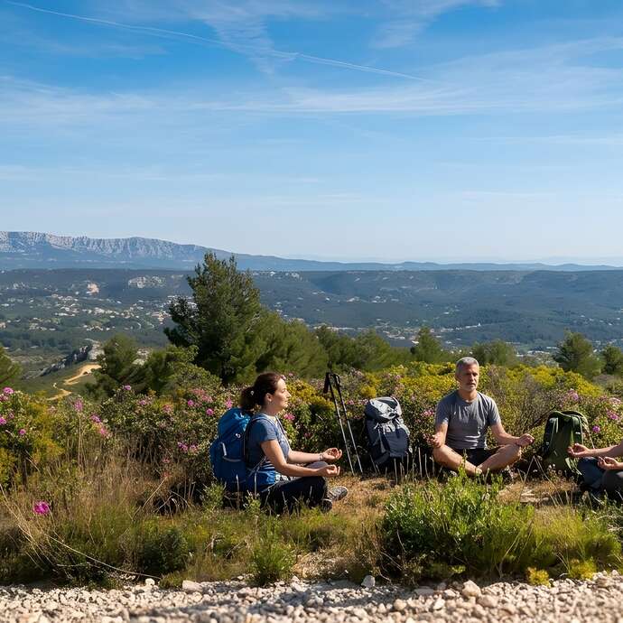 Marche des 5 sens au Mont du Marseillais - 1/2 journée