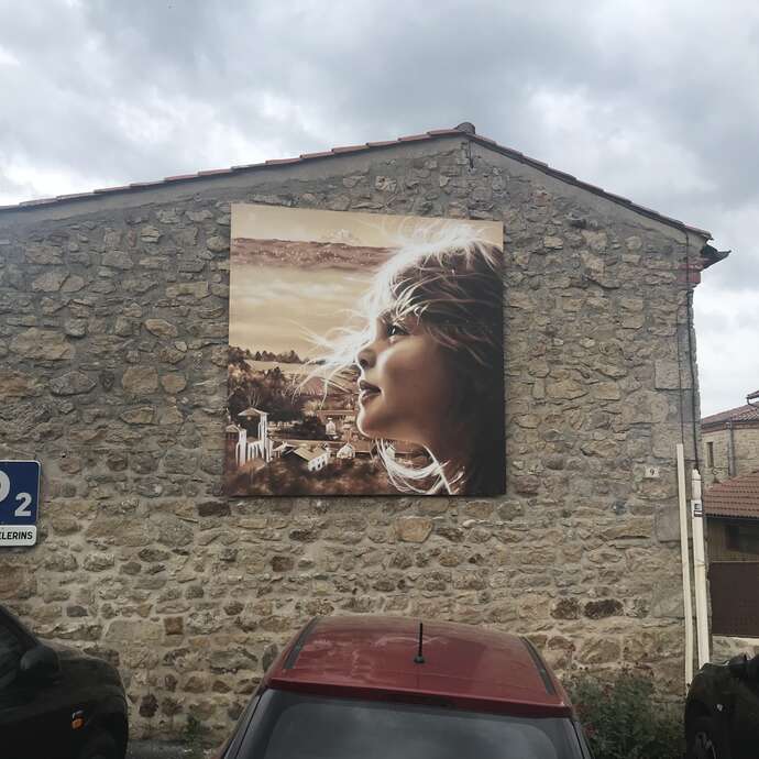 Fresque de l'artiste AERO