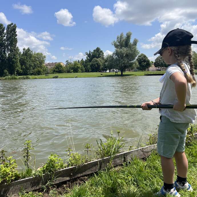 Mini concours de pêche - Poissons de Dombes