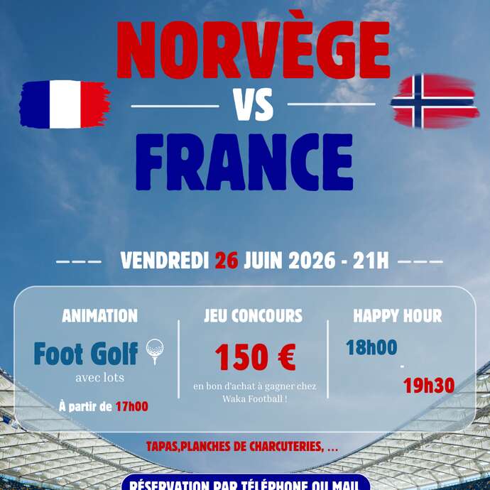 Diffusion des matchs de la Coupe du Monde au Golf du Clou