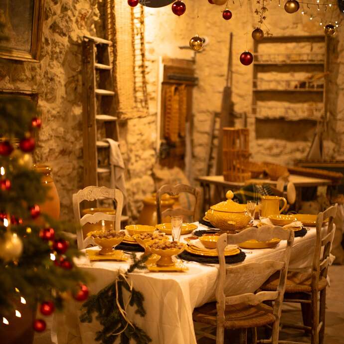 Noël pastoral à la poterie Ravel