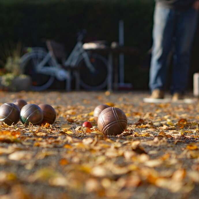 Concours de pétanque