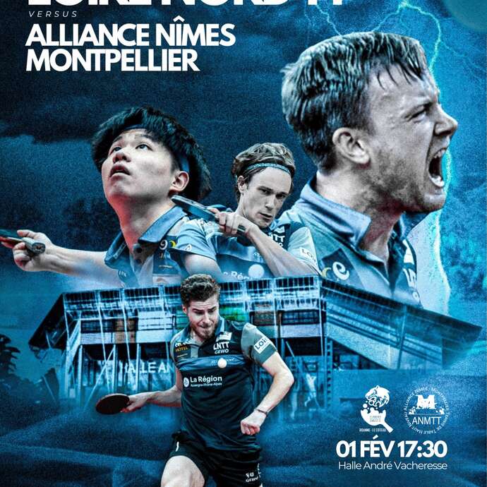 Loire Nord Tennis de Table - Alliance Nîmes Montpellier