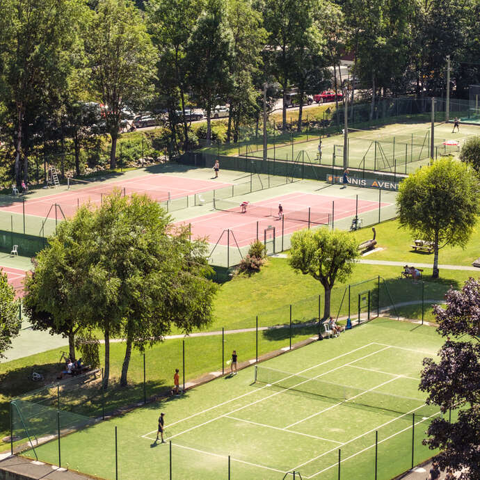Tennis courts