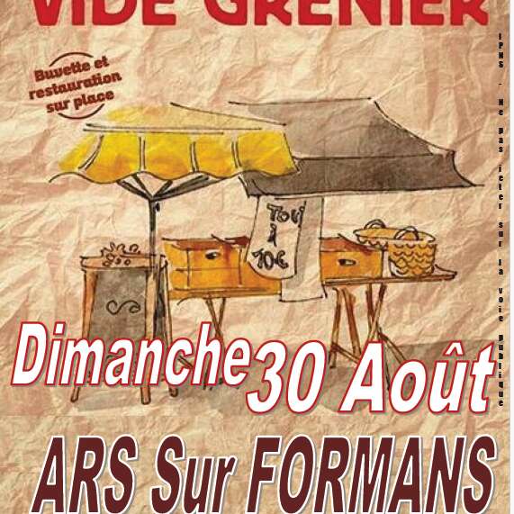 Vide grenier à Ars-sur-Formans