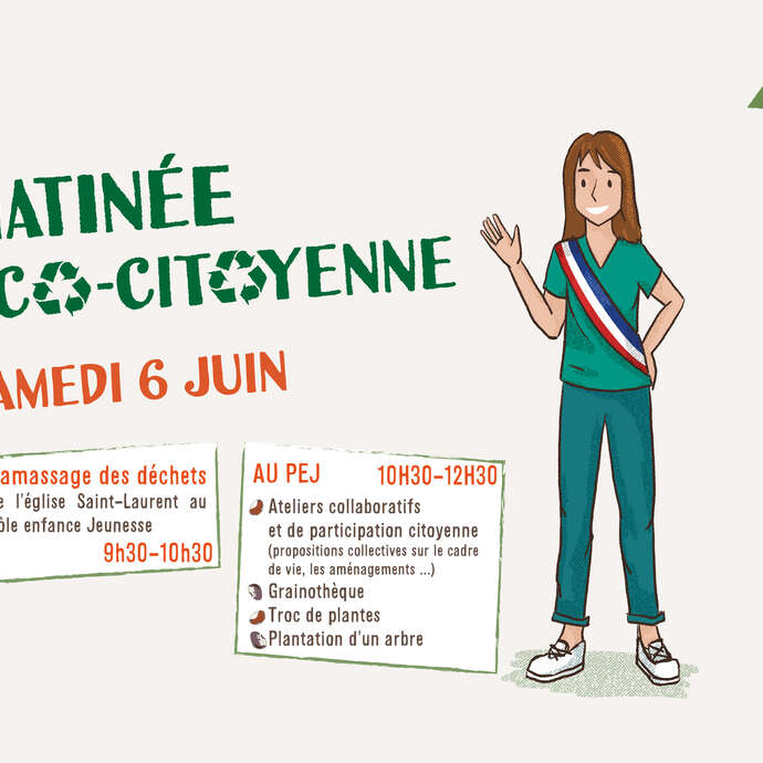 Matinée éco-citoyenne organisé par le CMJ