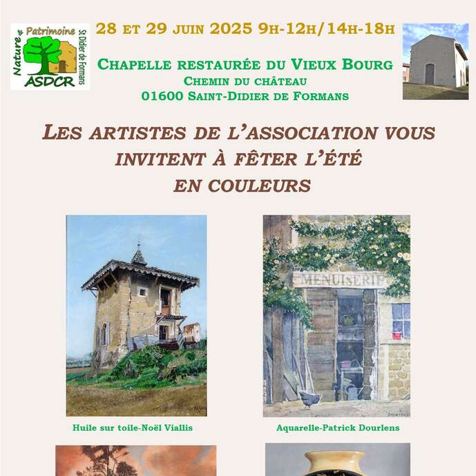 Exposition dans la Chapelle du Vieux Bourg