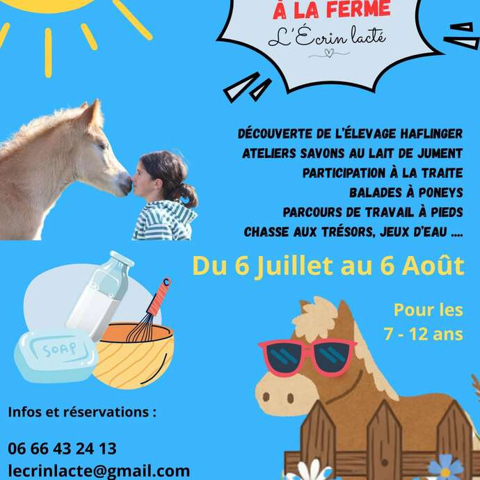 Vacances à la Ferme "L'Ecrin lacté" pour les enfants
