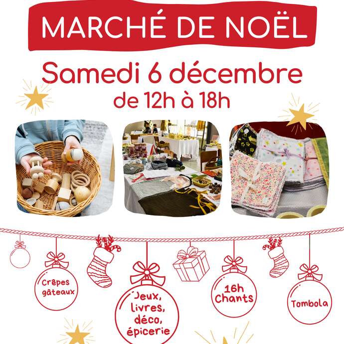Marché de Noël de l'école Montessori Saint-Louis