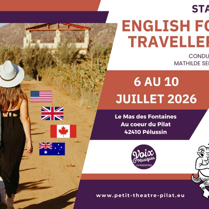 Stage Voix et Musiques "English for travellers"