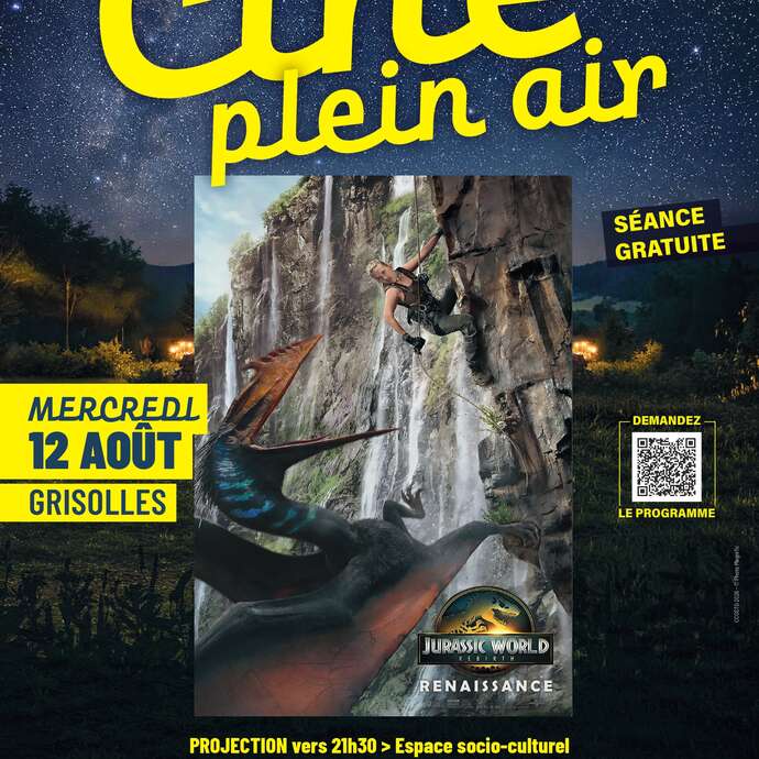Ciné Plein Air /" Jurassic World Renaissance "