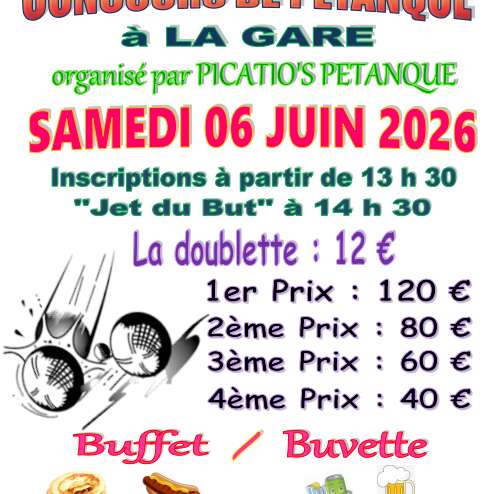 Concours de pétanque