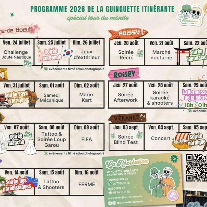 Guinguette itinérante "La Récréation"