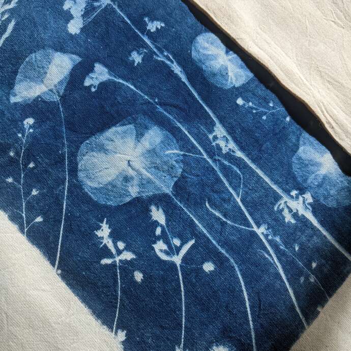 Atelier adulte Cyanotype sur tissu