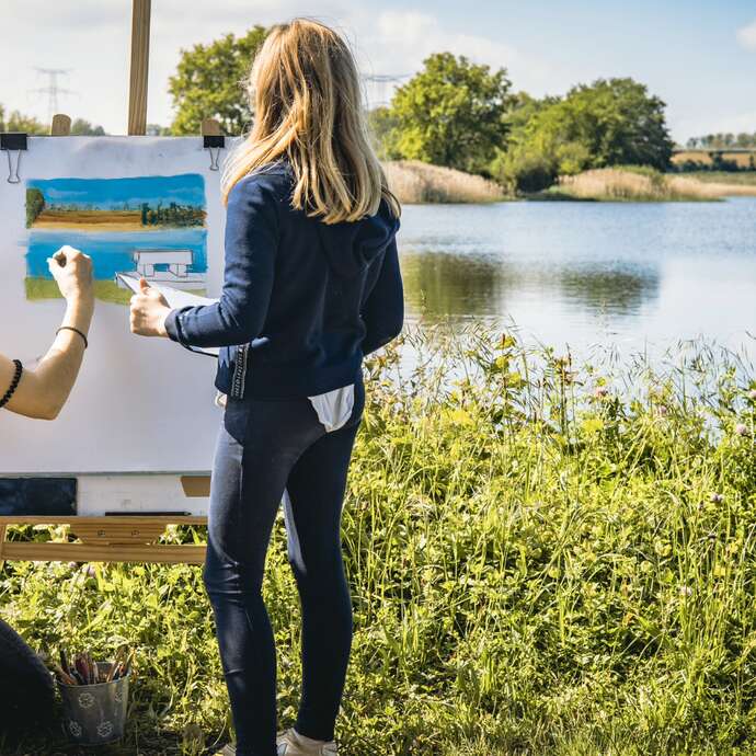 La Dombes se dessine à Prêle