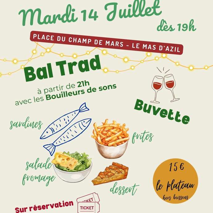 Sardinade et bal trad