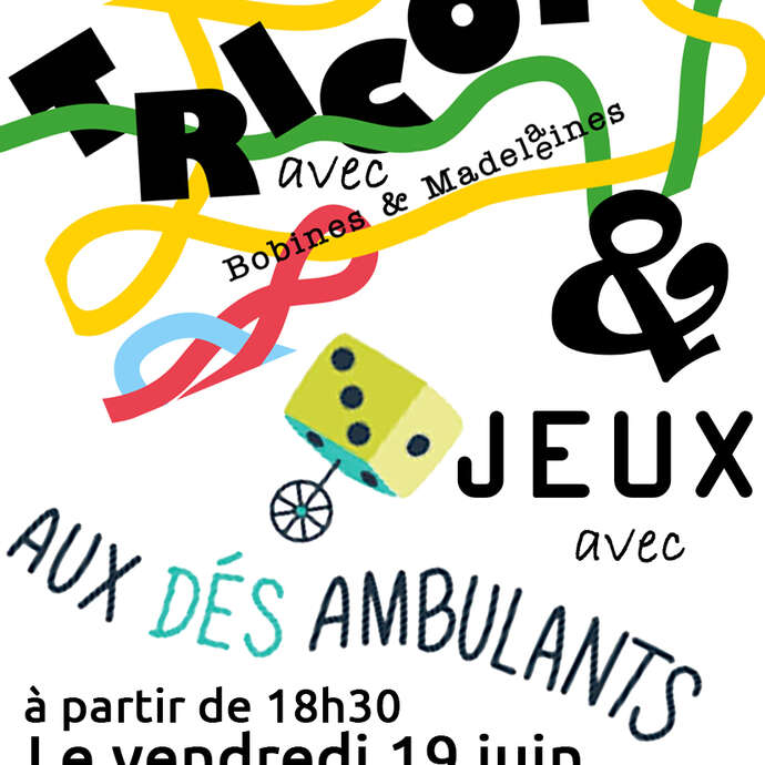 Soirée Apéro tricot et Jeux au Baroscope !