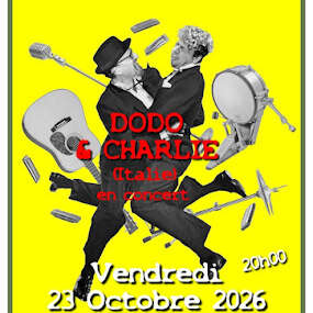 Concert "Dodo "Harmonica Kid" & Charlie Prandi (Italie)" - Hall Blues Club