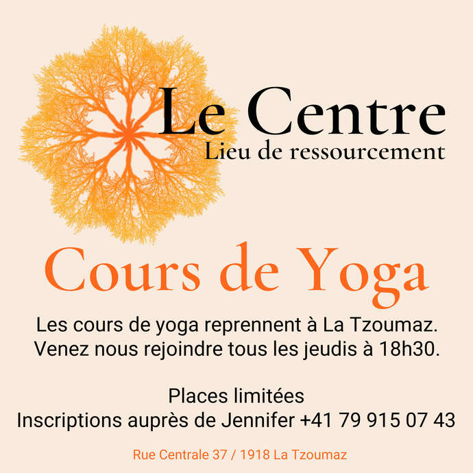 Cours de Yoga - Le Centre Cours de Yoga - Le Centre