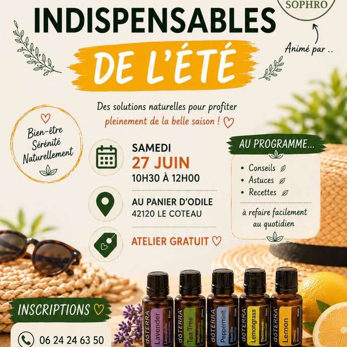 Atelier huiles essentielles